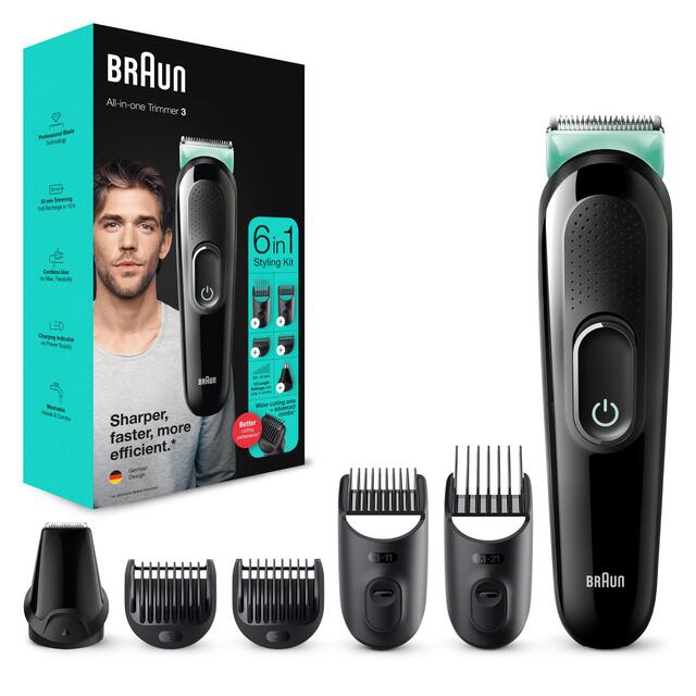 Braun Beard Trimmer Male Multi-grooming MGK3221 - McGrocer
