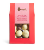 Harrods chocolate strawberries and raspberries 125g, UK version