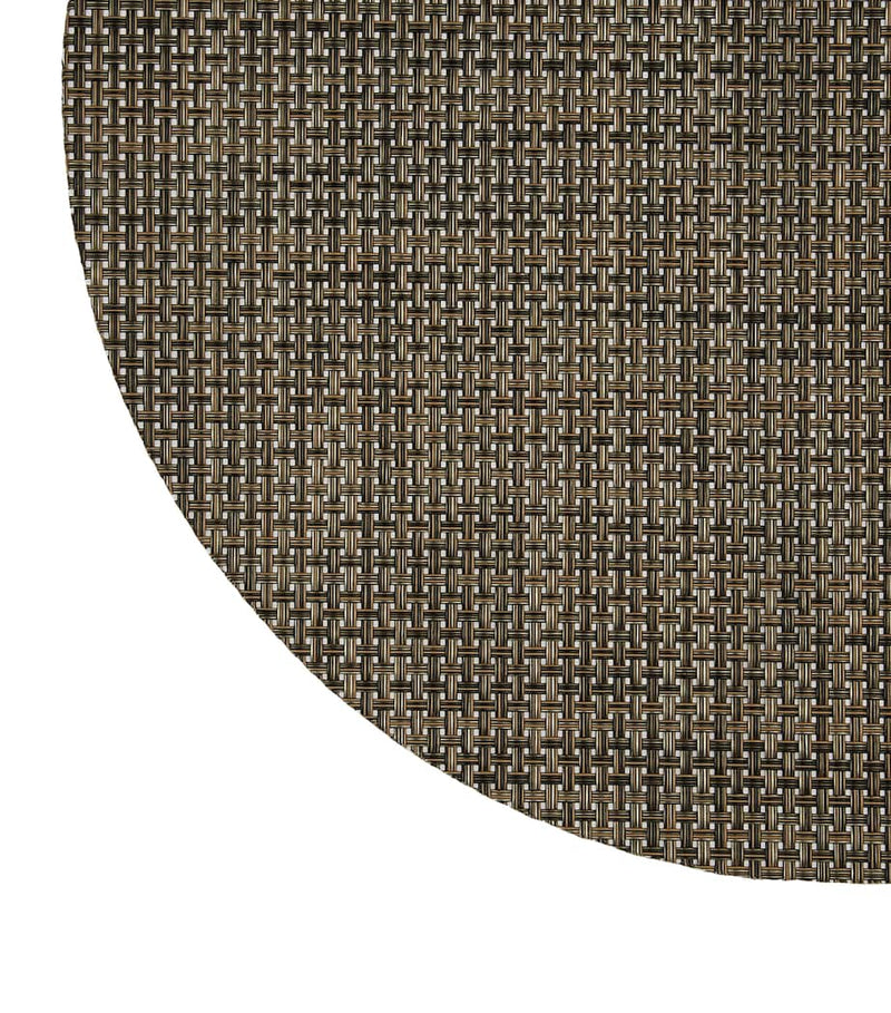 Basketweave Pattern Placemat with PVC and Polyester Blend