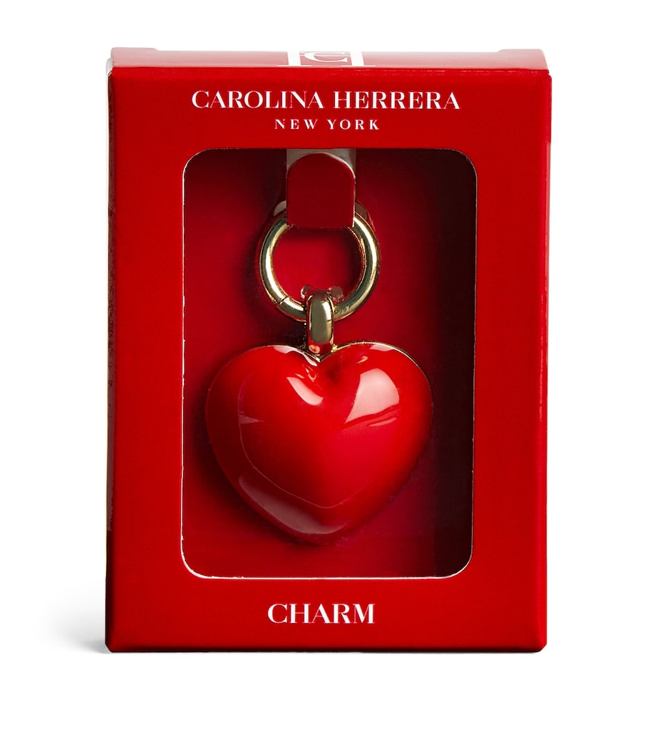 Carolina Herrera heart charm for lipstick caps - British product