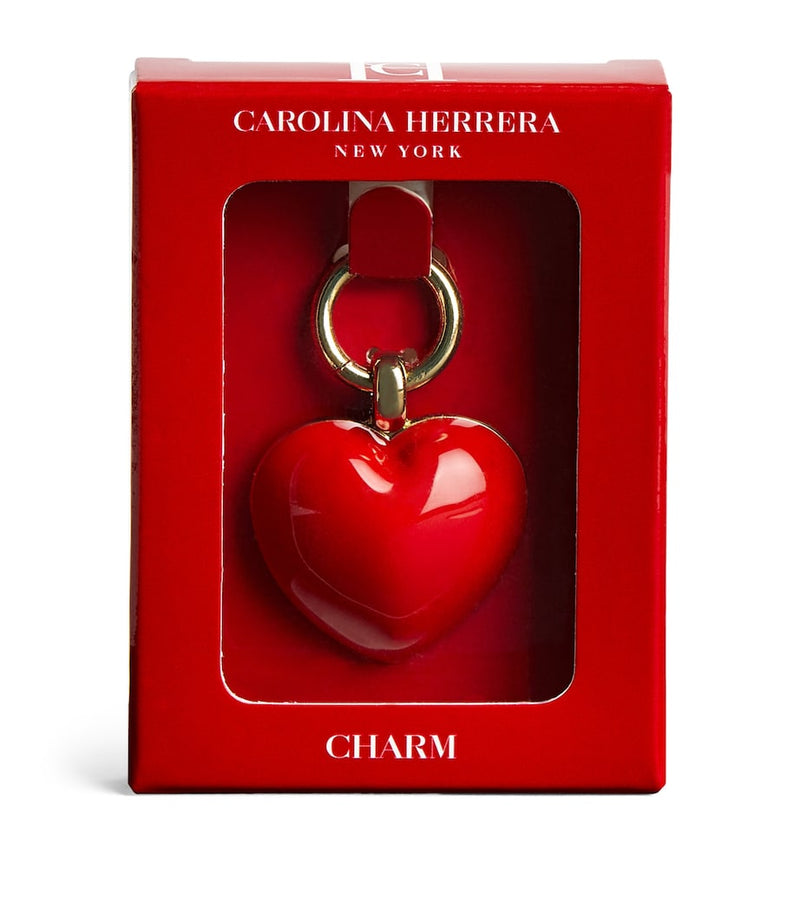 Carolina Herrera heart charm for lipstick caps - British product