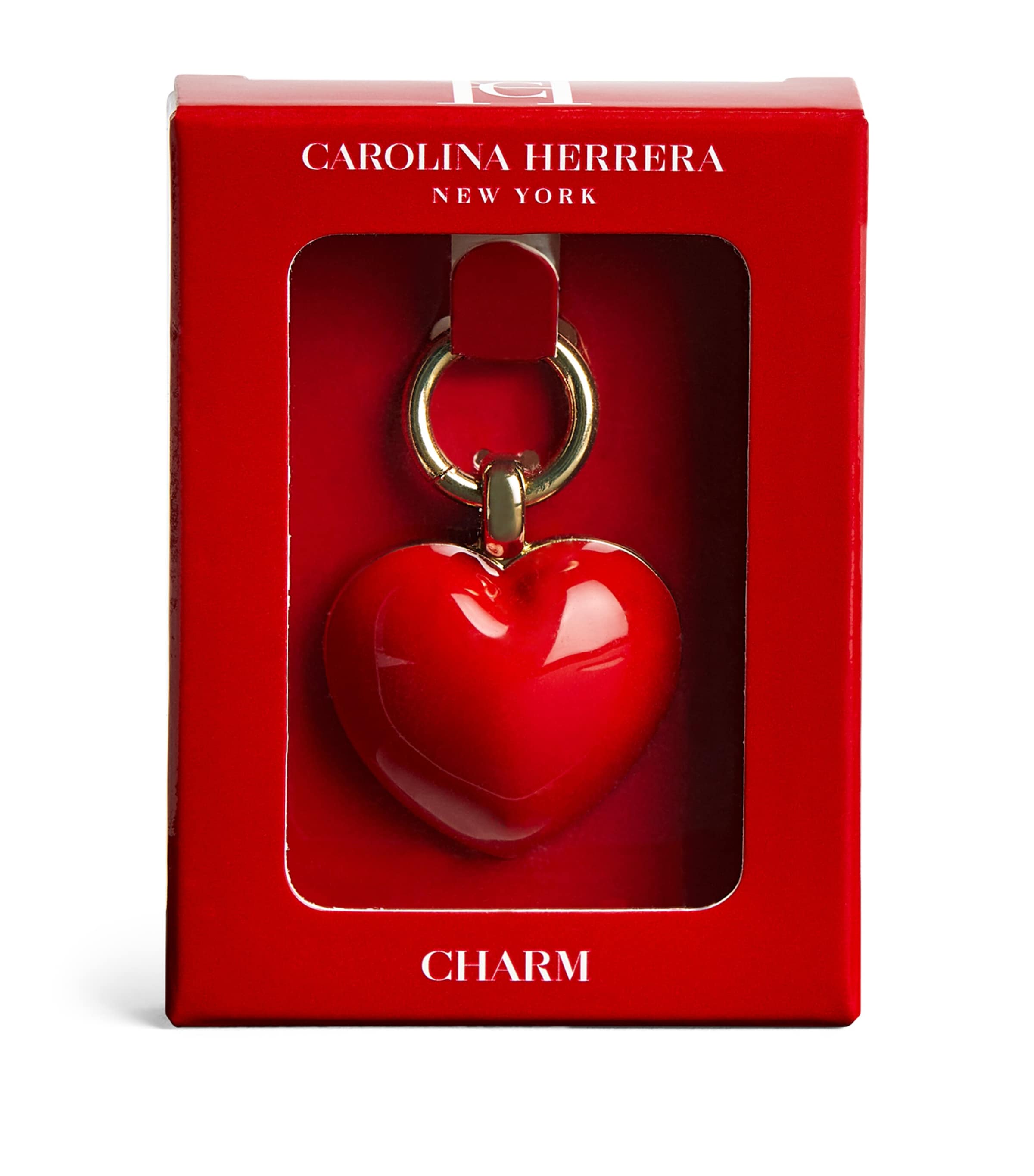 Carolina Herrera heart charm for lipstick caps - British product