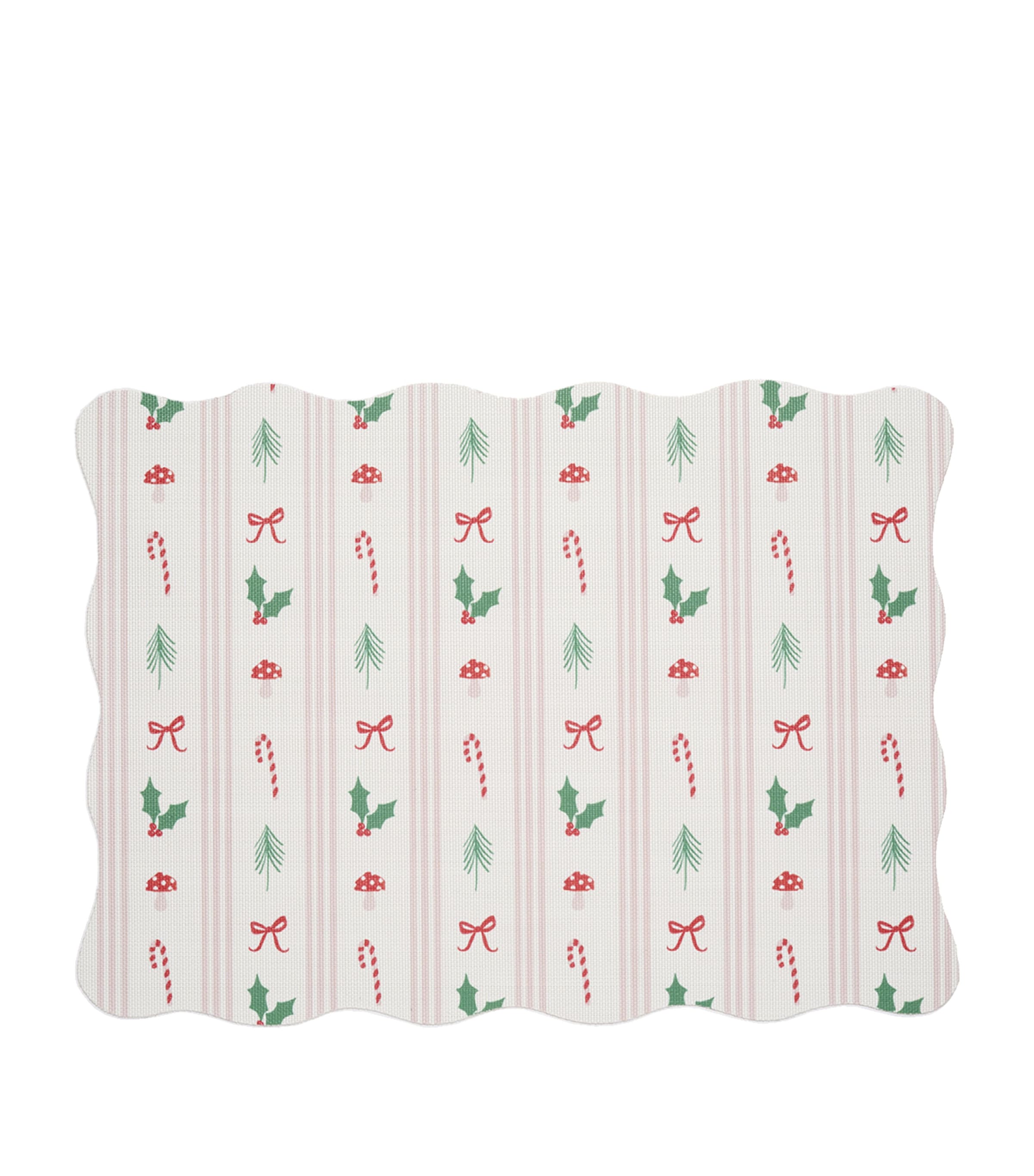 Chilewich Festive Icon Stripes placemat 34cm x 47cm - British product