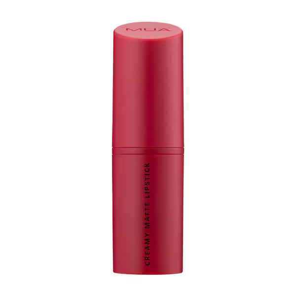 MUA Creamy Matte Lipstick Heartbreaker sleek case, UK version