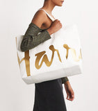 Harrods Large Cotton Logo Tote Bag