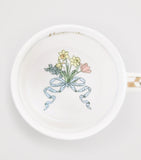 Harrods bone china spring mug with floral and lamb designs, UK version