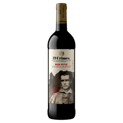 19 Crimes red wine blend 750ml - British product