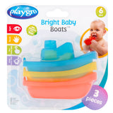 Playgro Bright Baby Boats bath toys, imported from the UK