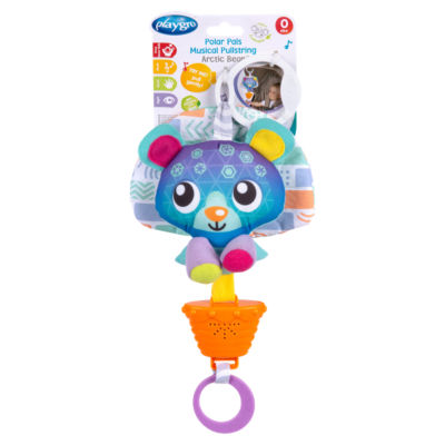 Playgro Polar Pals Musical Pullstring Arctic Bear 0m+ Soft Toy