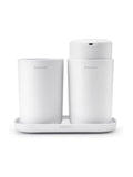 Brabantia white bathroom organiser set of 3 - British product