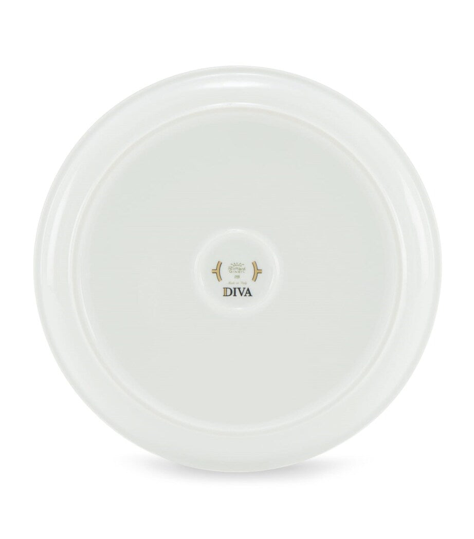 GINORI porcelain fruit bowl Verde Giallo 24cm, UK version