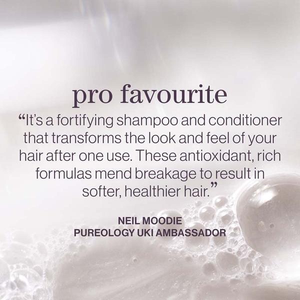 Pureology Strength Cure Shampoo Duo 1000ml x 2, imported from the UK