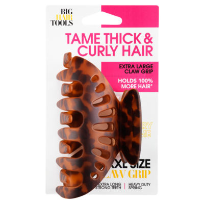 Big Hair Tools extra large soft touch hair claw grip - British product