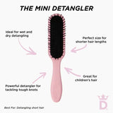 Denman D90 Pink Crush Mini Tangle Tamer Ultra Brush, UK version