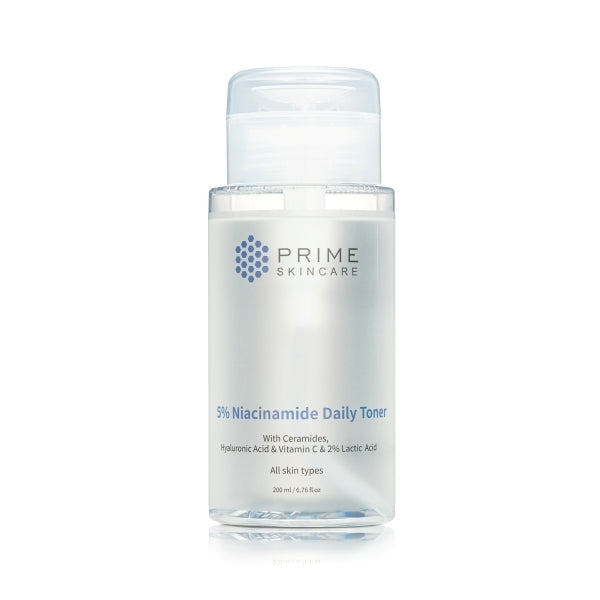 Prime Skincare 5% Niacinamide Daily Toner 200ml, imported from the UK