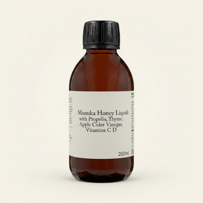 Holland & Barrett Manuka Honey Tonic Propolis Thyme ACV Vitamin C 200ml