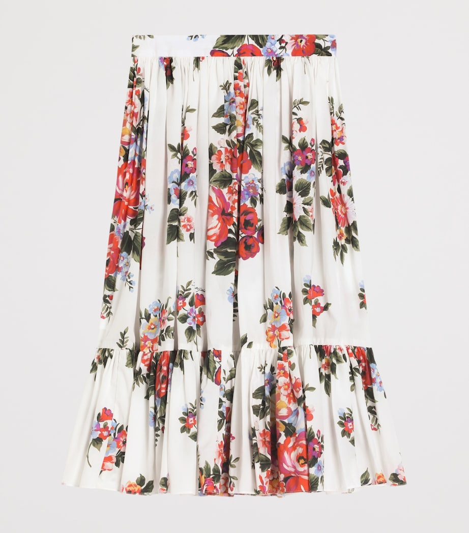 Dolce&Gabbana kids silk floral skirt 8-13 years - British product