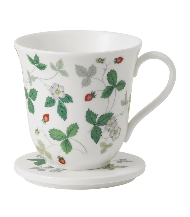 Wedgwood Wild Strawberry Lidded Mug