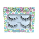 Space Baby Lashflix Neon Pre-Mapped Eyelash Clusters 2 Sets (British brand)