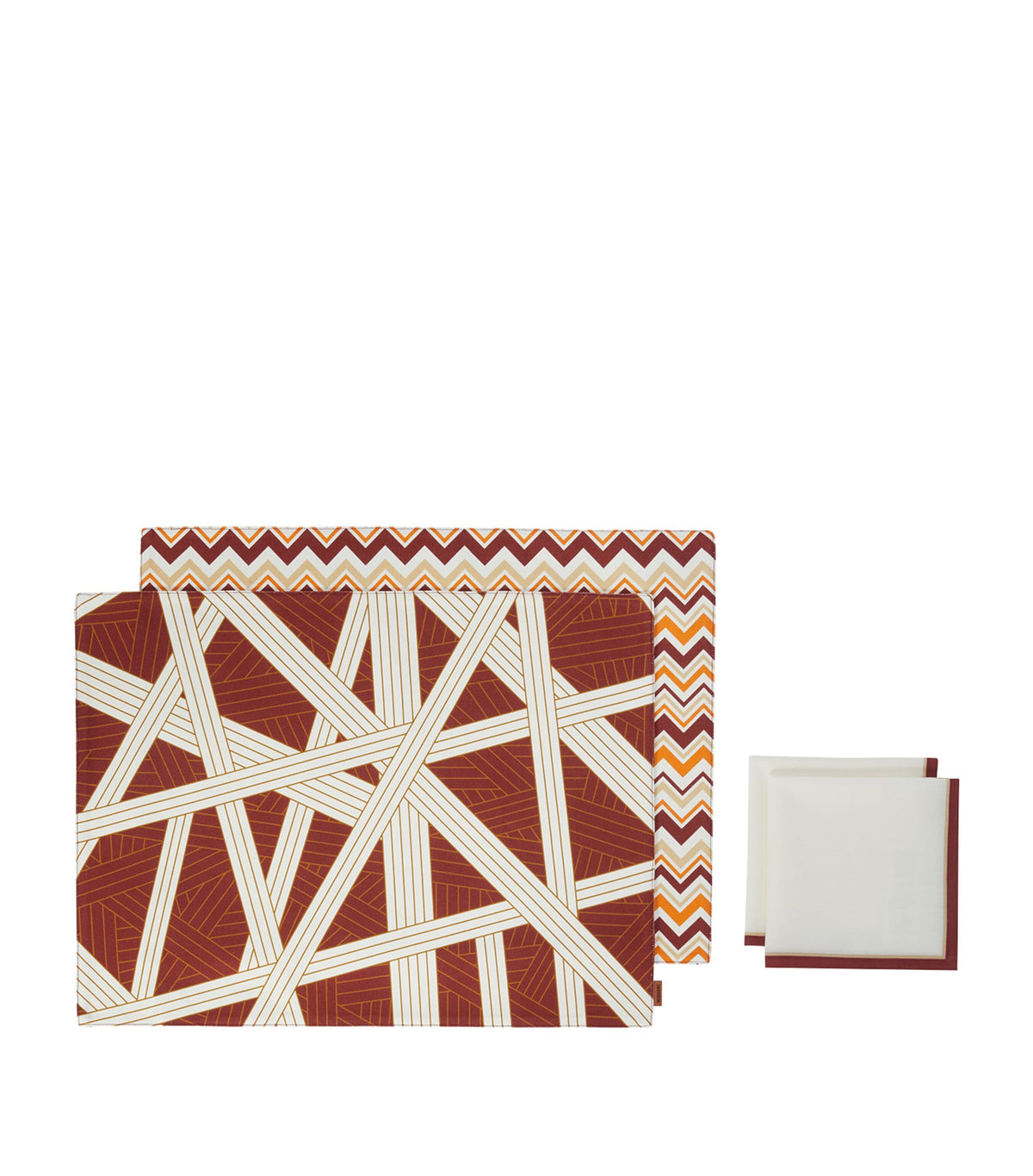 Missoni Home cotton Nastri placemats and napkins set of 2, imported from the UK