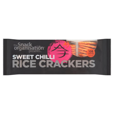 The Snack Organisation sweet chilli rice crackers 100g (British brand)