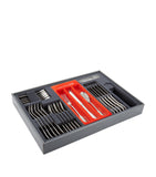 Charingworth Fiddle Vintage stainless steel 24-piece cutlery set - British product