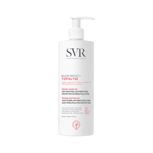 SVR Topialyse Protect+ body balm 400ml, imported from the UK