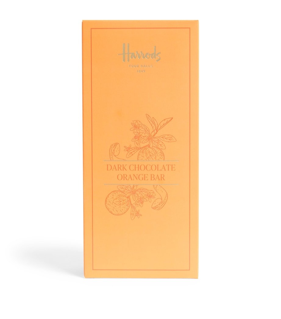 Harrods dark chocolate orange bar 80g, UK version