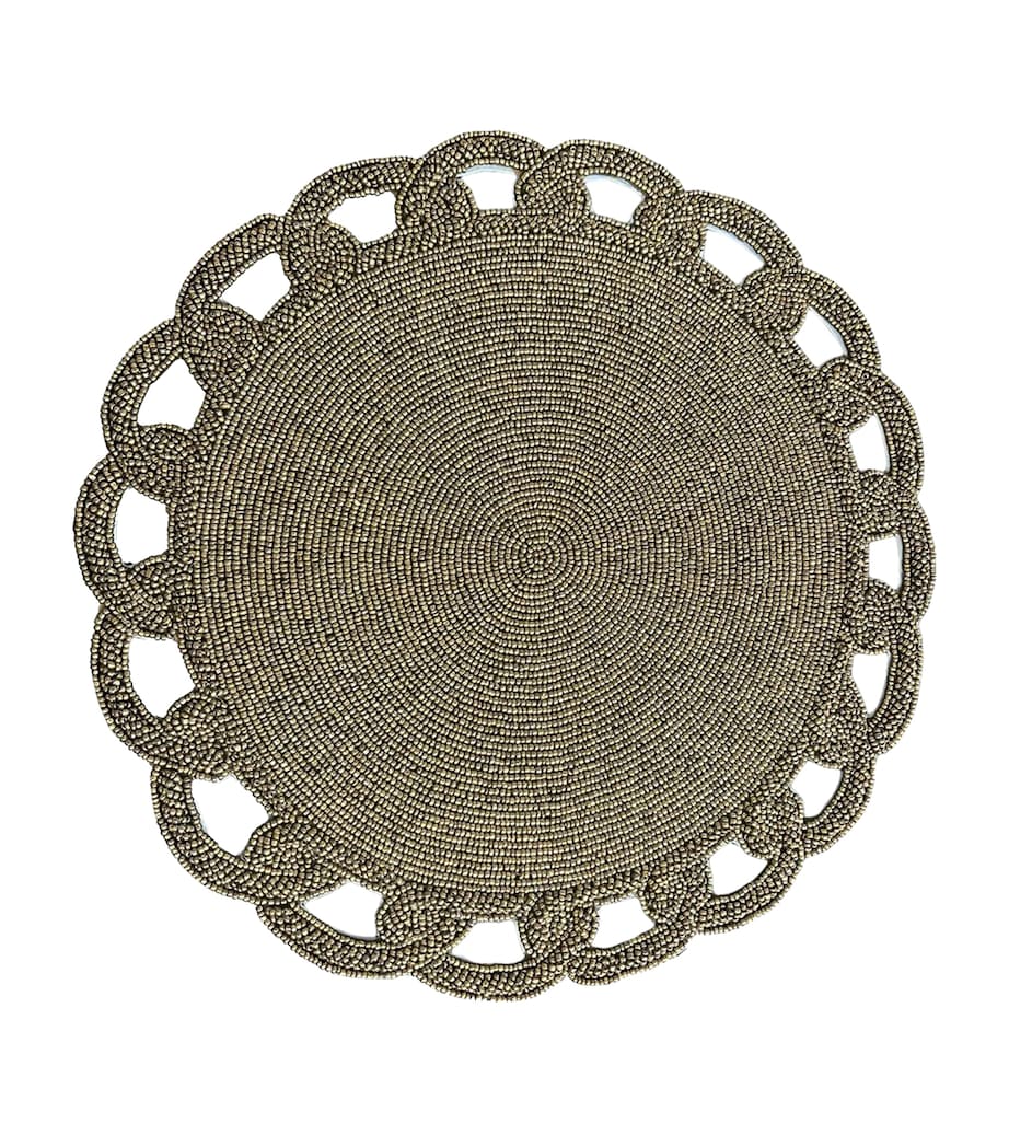 Les-Ottomans Beaded Placemat (40cm)