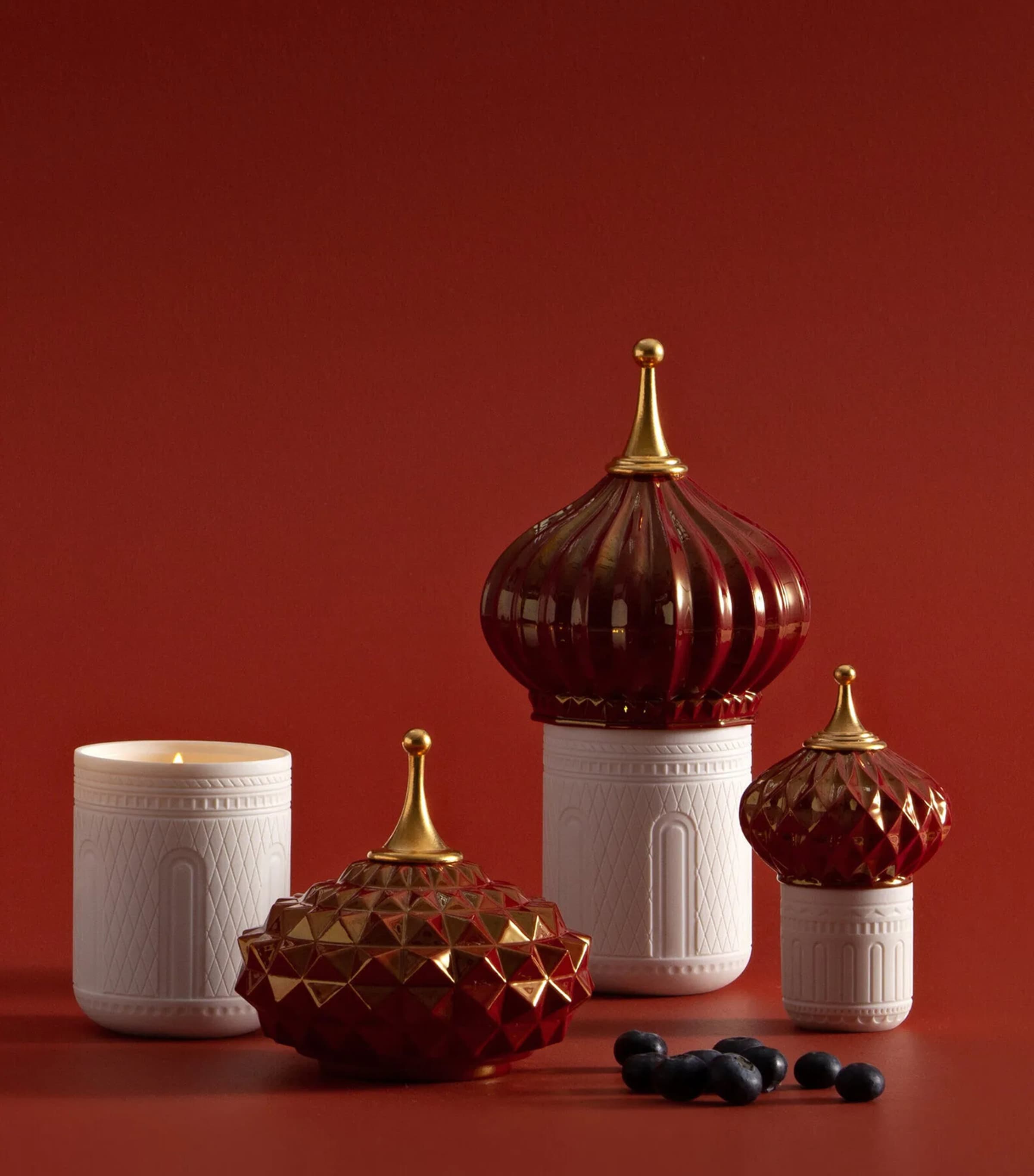 Lladró Purple Tower Candle 200g, UK version