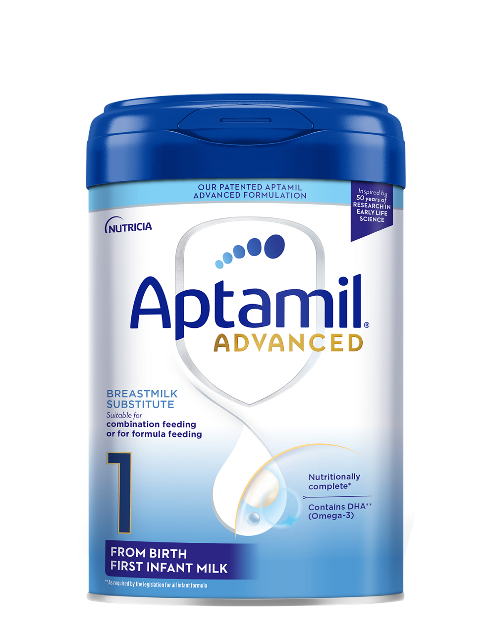 Aptamil advanced first infant milk powder 800g - British product