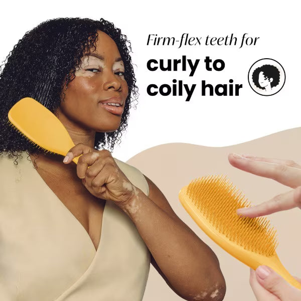 DNR Tangle Teezer Large Ultimate Detangler Fine Yellow - British product