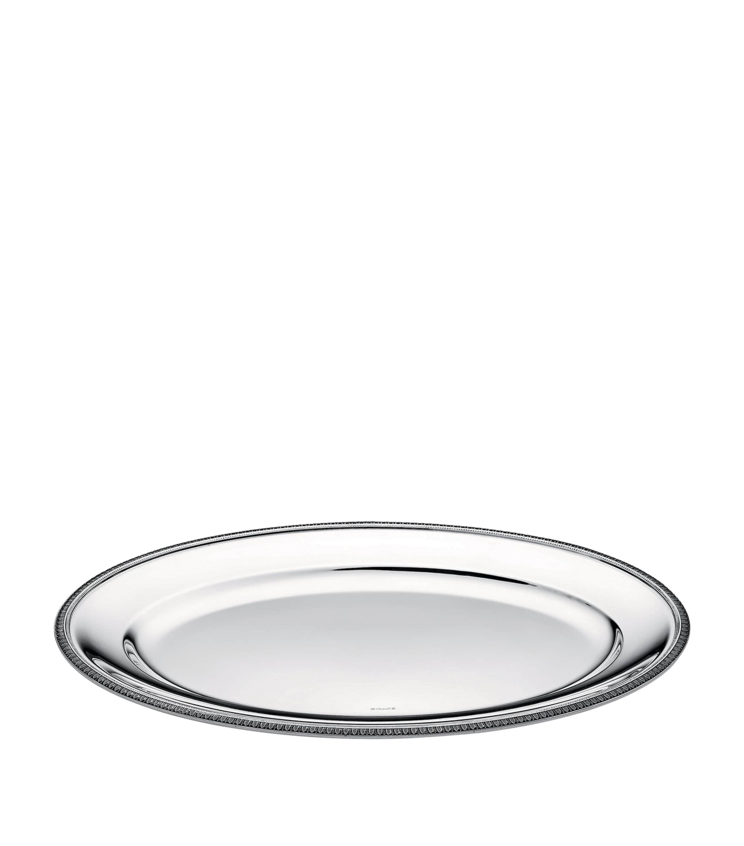 Christofle Silver-Plated Malmaison Oval Platter (45cm)