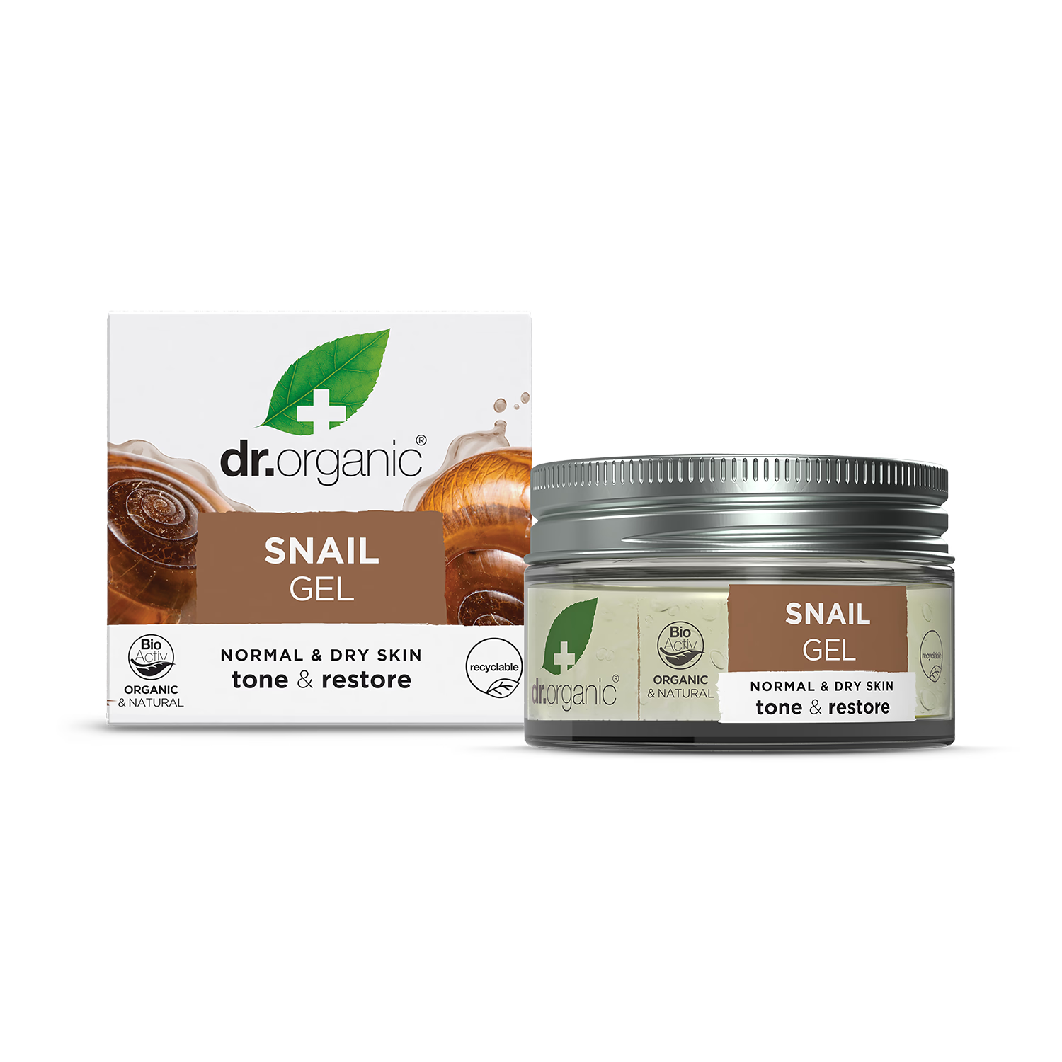 Dr Organic snail gel 50ml - British product