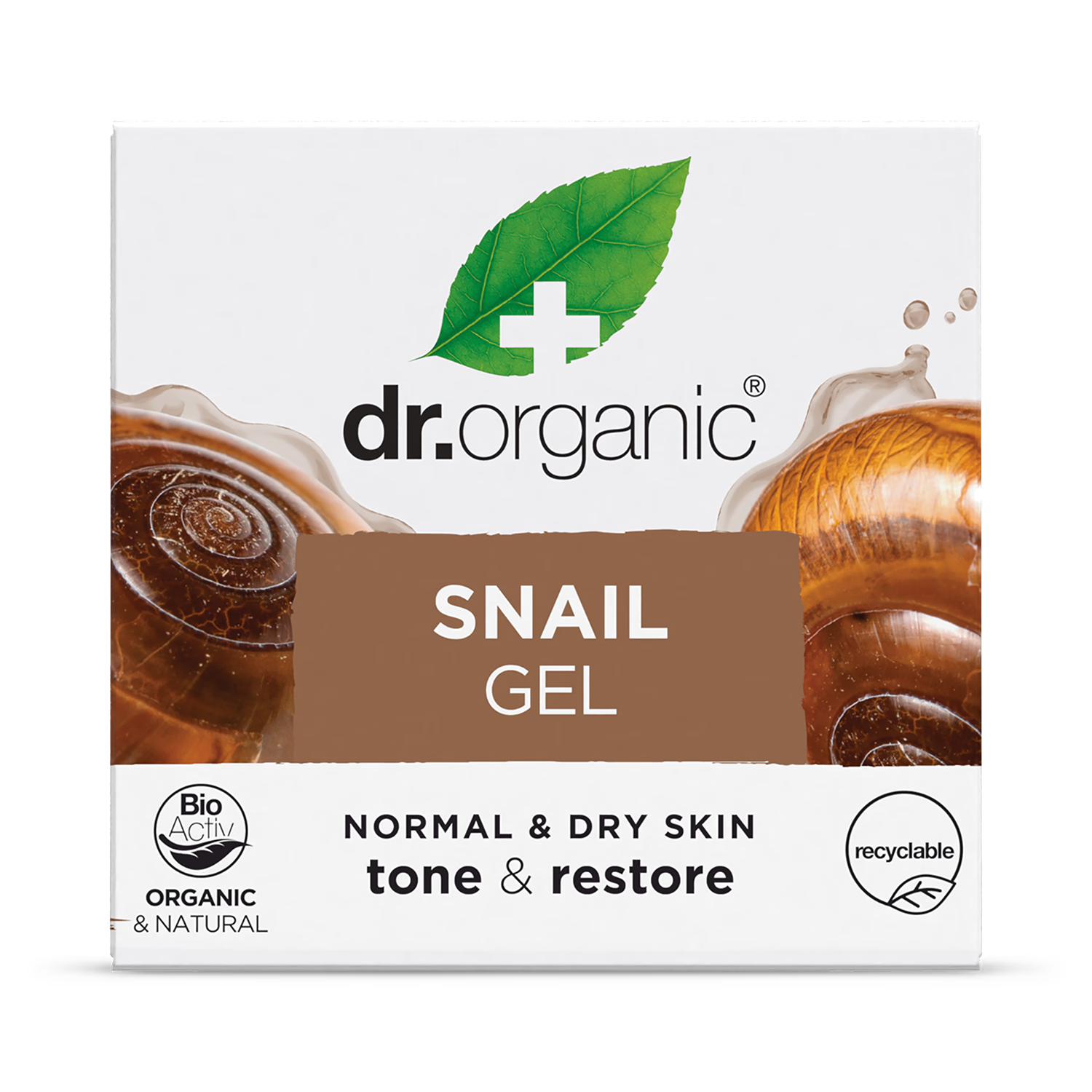 Dr Organic snail gel 50ml - British product