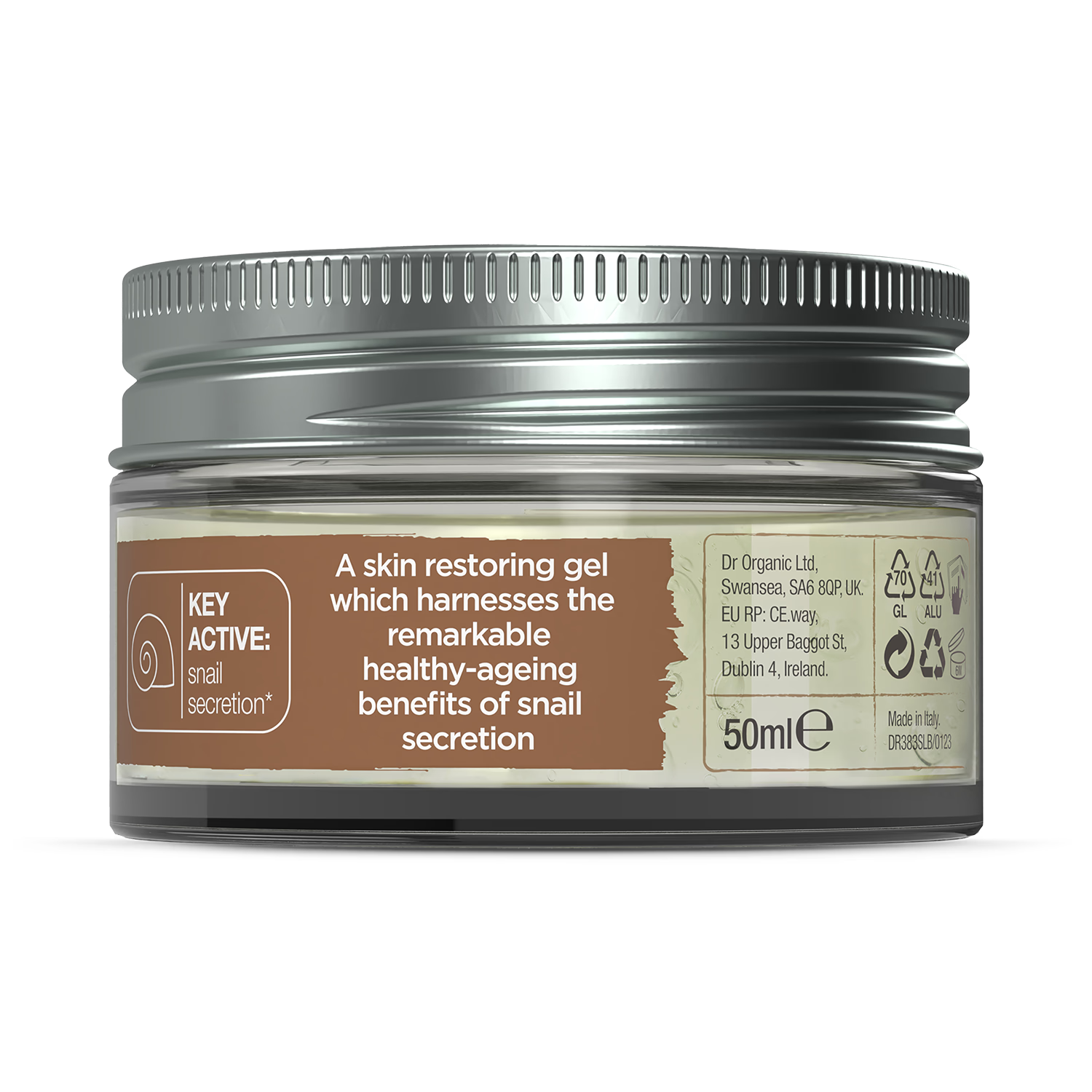 Dr Organic snail gel 50ml - British product
