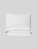 White tufted hearts duvet cover and pillowcase set (British brand)