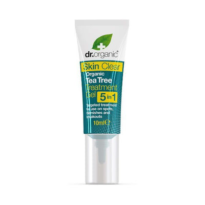 Dr Organic Skin Clear 5 in 1 Treatment Gel Organic Skincare 10ml