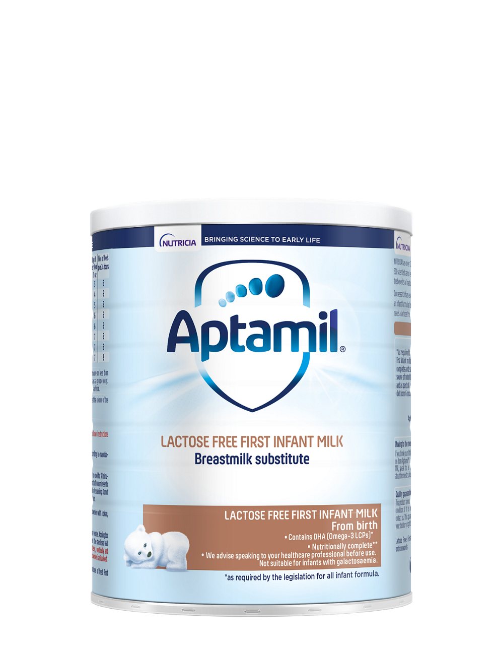Aptamil lactose free first infant milk powder 400g - British product