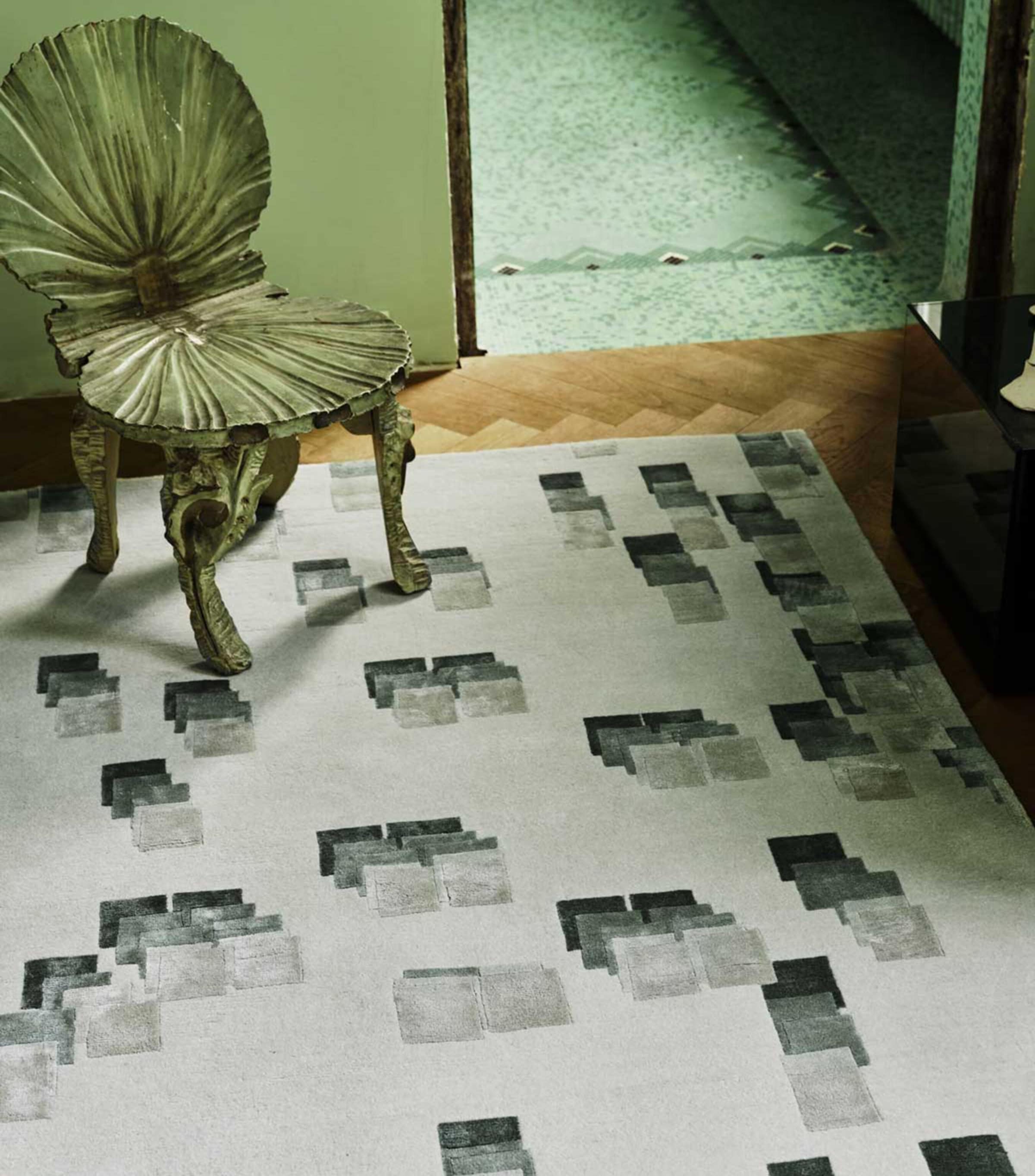 The Rug Company x Kelly Wearstler Runa Pistachio Rug (2.44m x 3.05m)