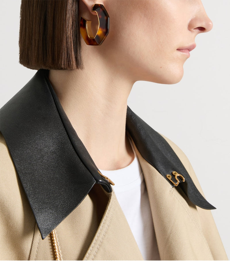 Givenchy Large Tortoiseshell Earrings