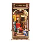 Robotime Shakespeare's Bookstore Booknook kit, imported from the UK