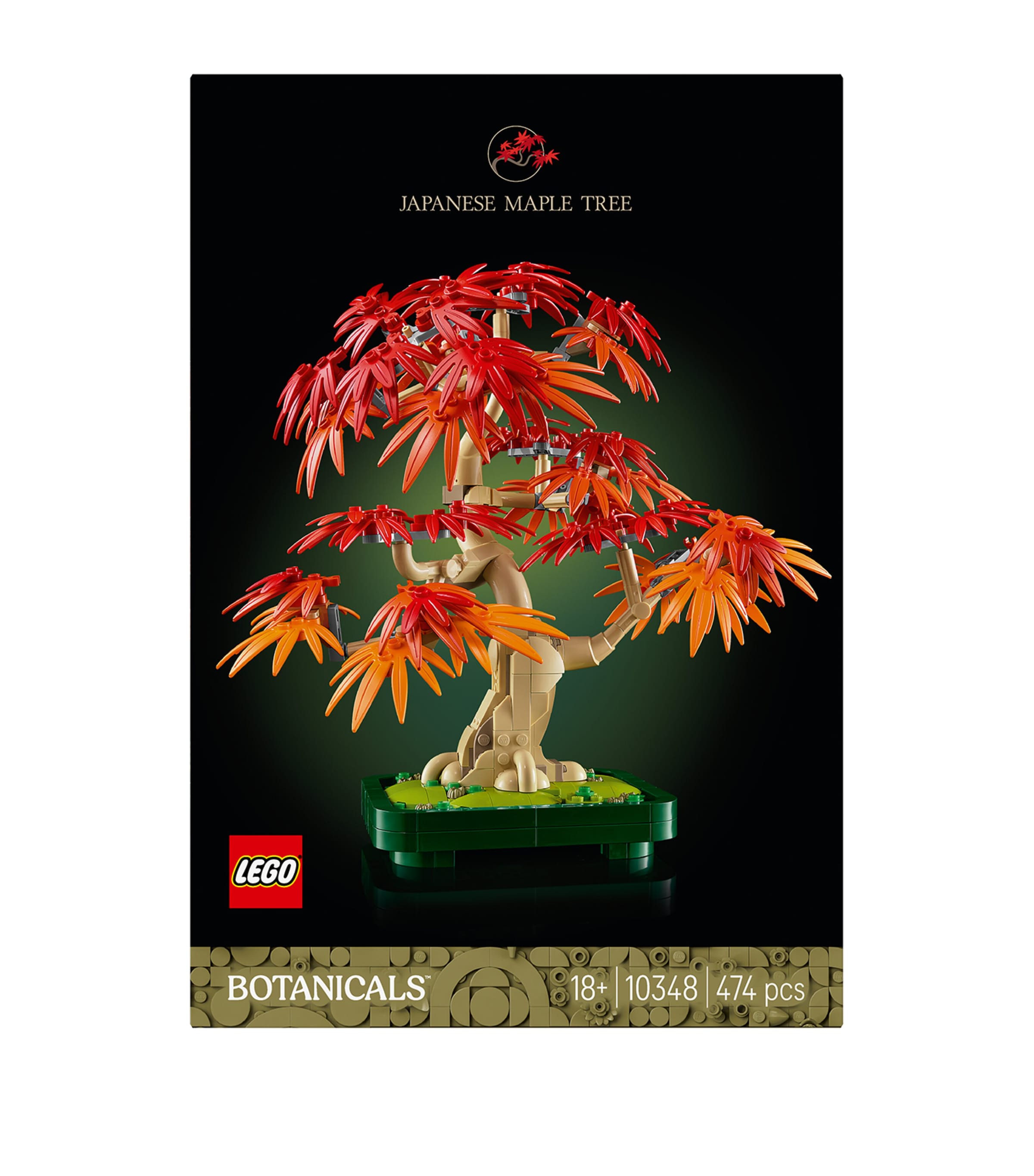 Lego Japanese Red Maple Bonsai Tree building set, UK version