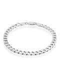Beaverbrooks Sterling Silver Curb Bracelet