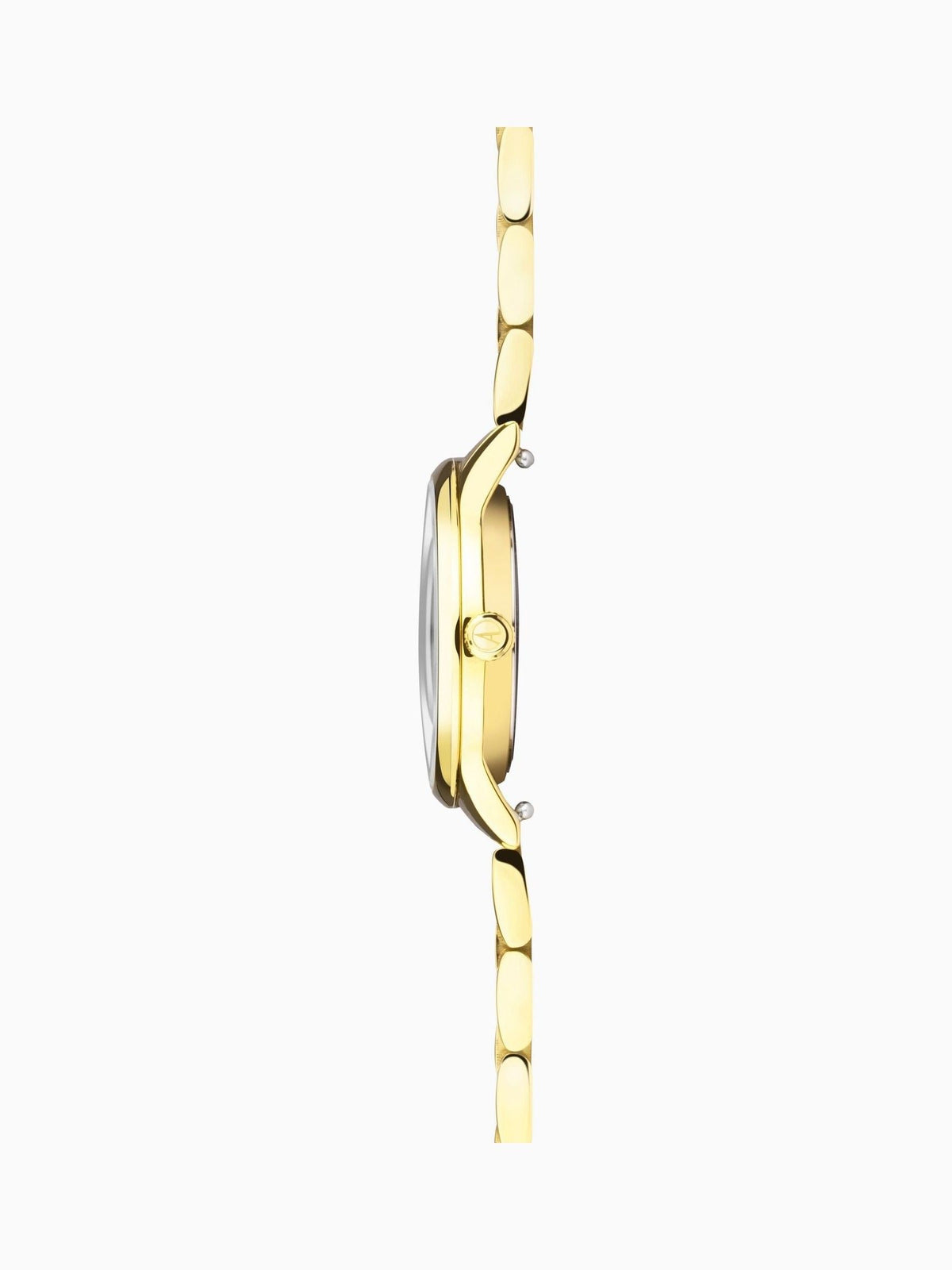 Accurist Ladies Gold Tone Dress Stainless Steel Bracelet 28mm Watch