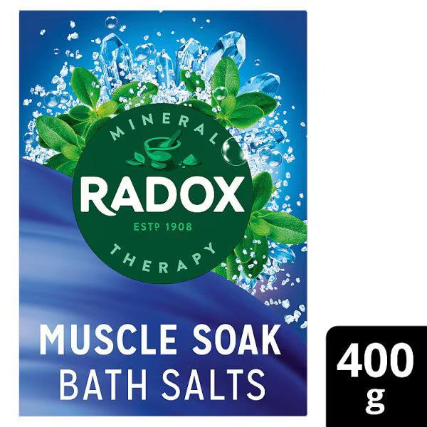 Radox Muscle Soak Bath Salts Thyme 400g, imported from the UK