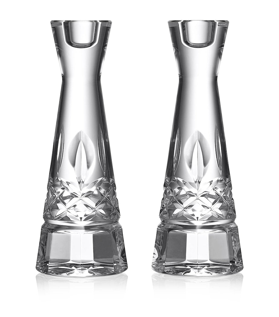 Waterford Lismore Essence candlesticks set of 2 20cm (British brand)
