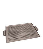 Kaymet rubber grip serving tray mocha-hued finish 42cm x 30cm, UK version