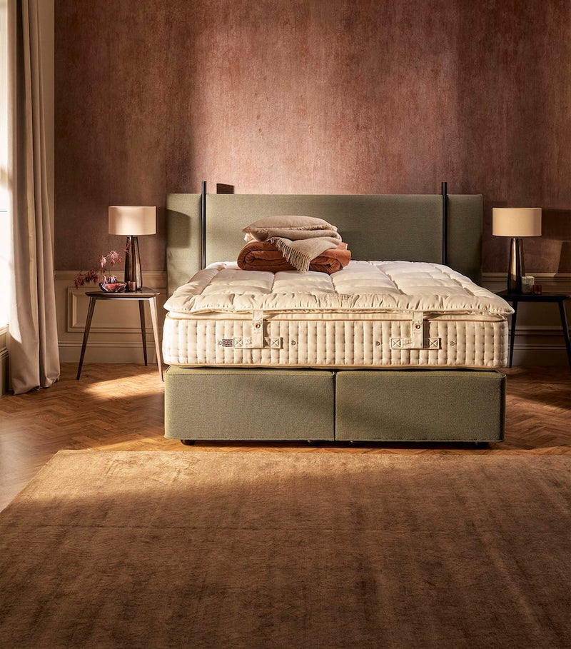 Vispring Opulence mattress topper 150cm x 200cm (British brand)