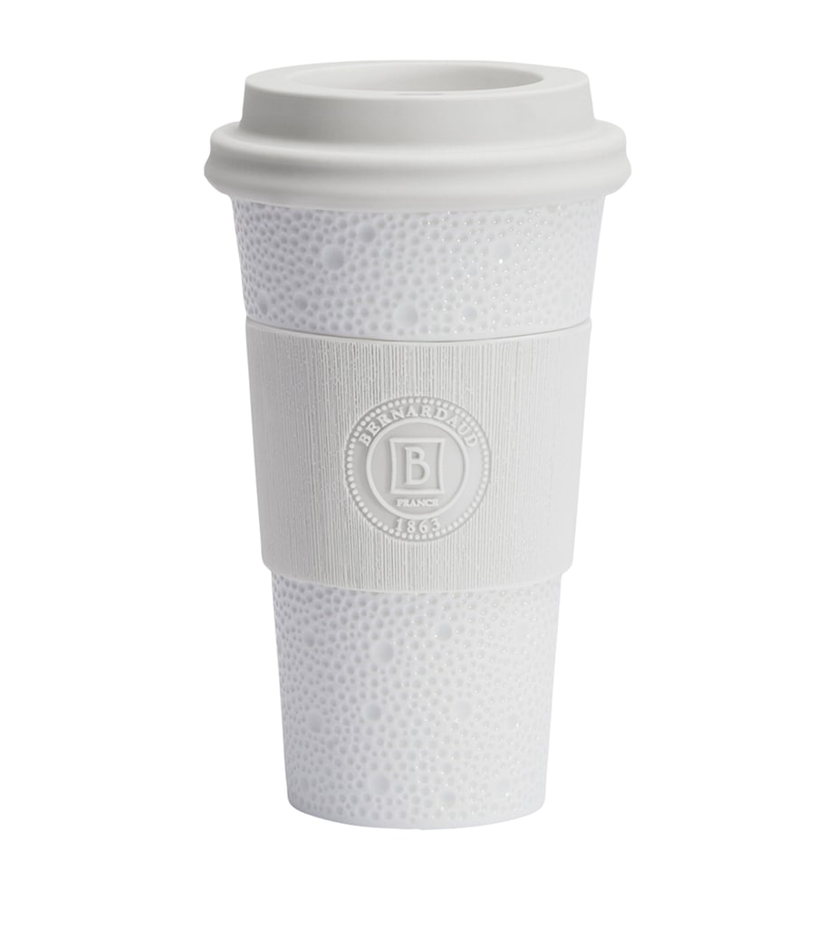 Bernardaud Ecume Nomad travel mug - British product